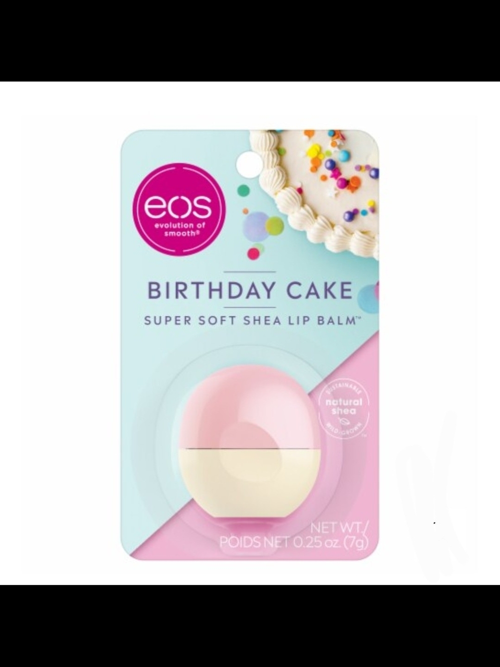 eos Birthday Cake Smooth Lip Balm - 0.25oz BNIB
